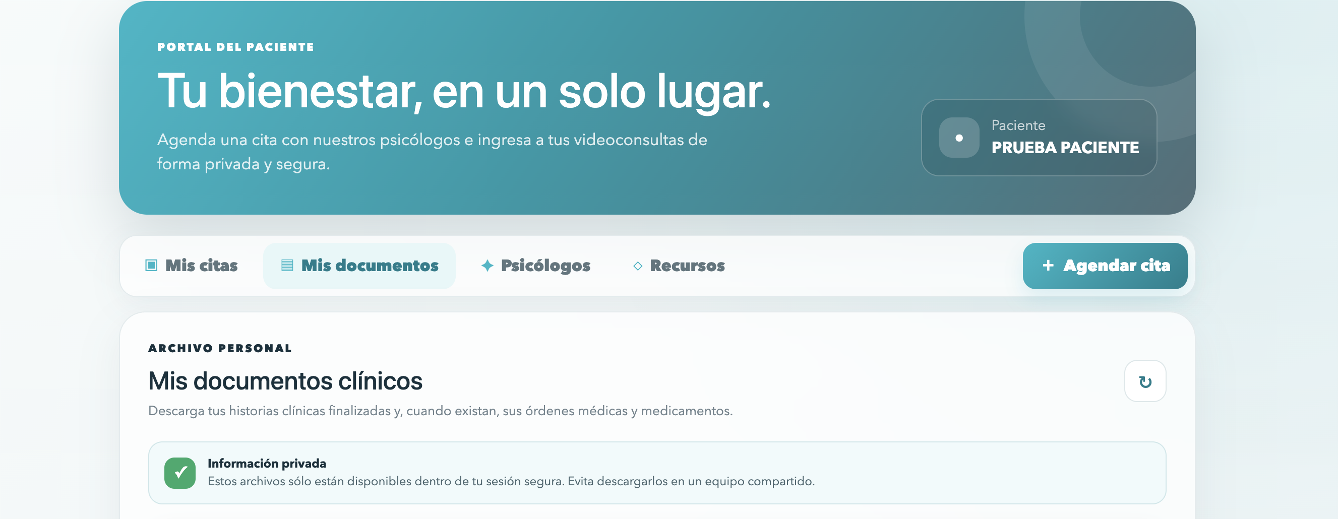 Portal del paciente y teleconsultas integradas en Lucy